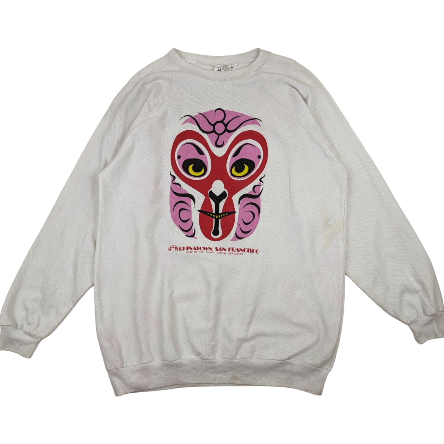 Vintage Vintage 90's CHINATOWN California Jumper Sweatshirt Size US L / EU 52-54 / 3 - 2 Thumbnail