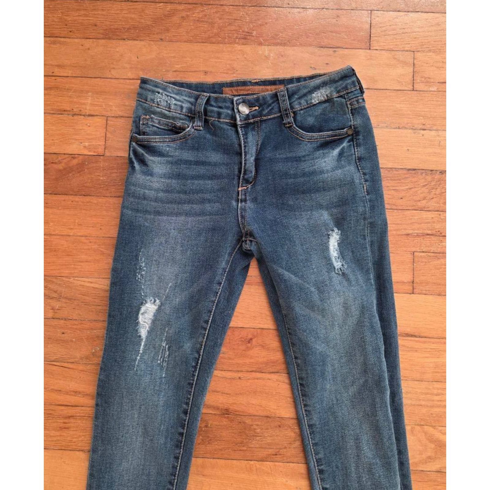 Joe's Joe's Jeans Ankle Mid-Rise Skinny Jeans Wash Size 14 A001150 Size 36" / US 14 / IT 50 - 3 Thumbnail