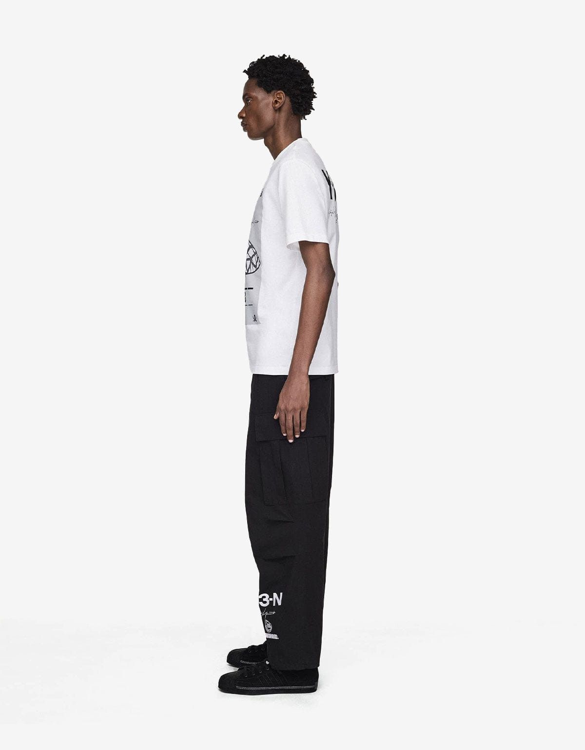 Y-3 Y-3 Neighborhood White Graphic T-Shirt Size US S / EU 44-46 / 1 - 7 Thumbnail