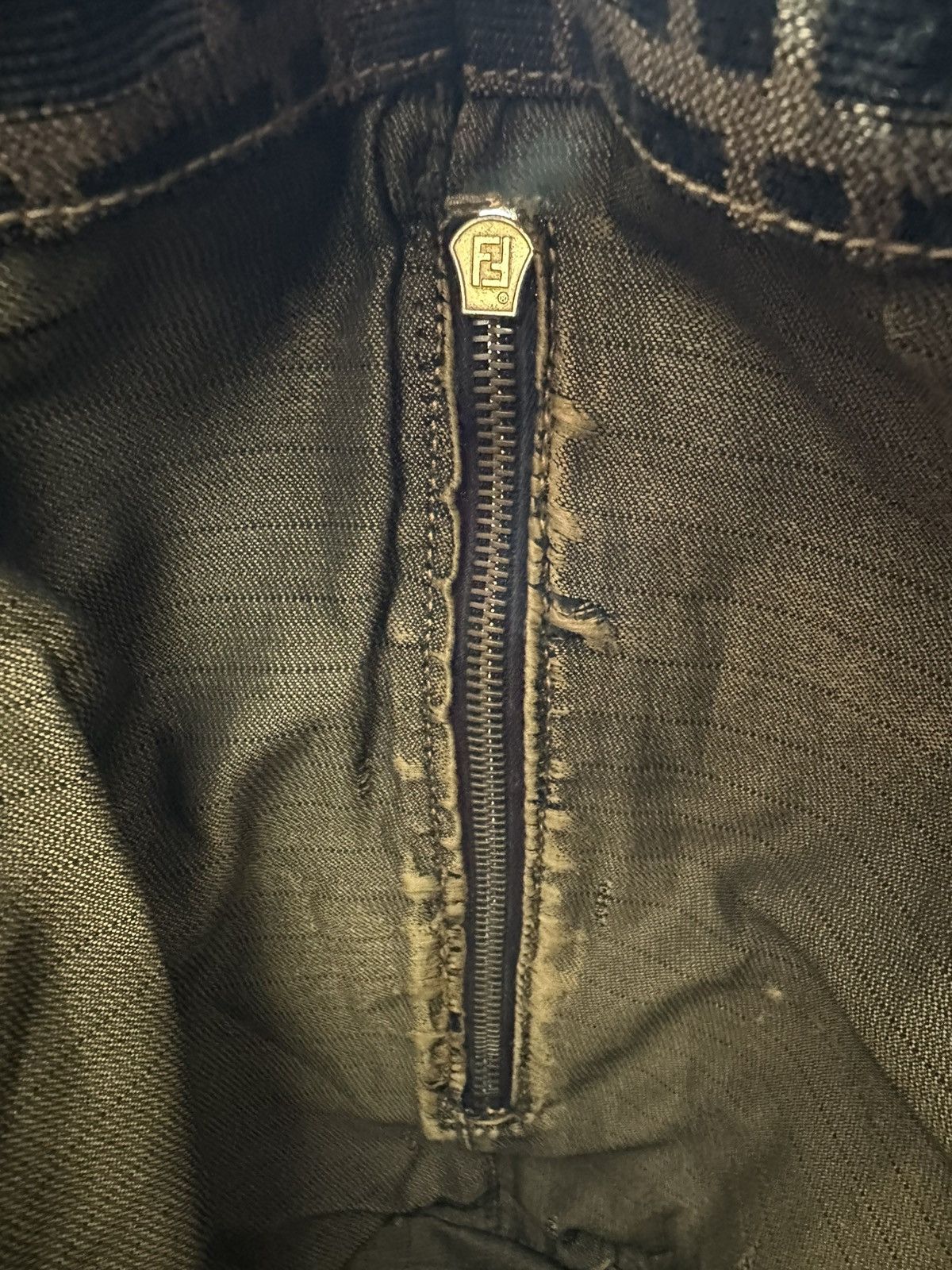 Fendi FENDI Brown Zucca Canvas Backpack Size ONE SIZE - 7 Thumbnail