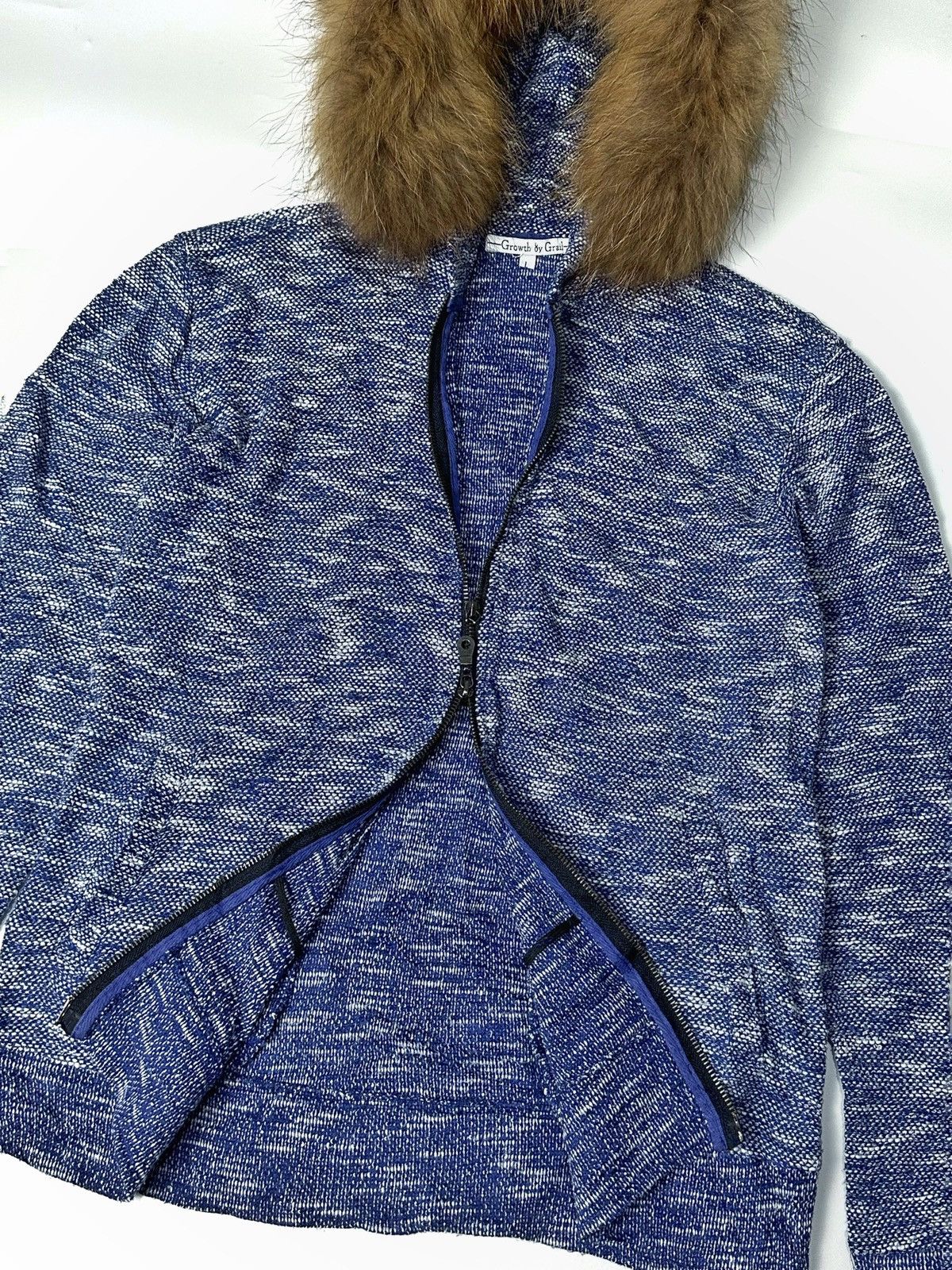 If Six Was Nine × Japanese Brand × Le Grande Bleu (L.G.B.) Fur hoodie growth by grail Size US M / EU 48-50 / 2 - 4 Thumbnail