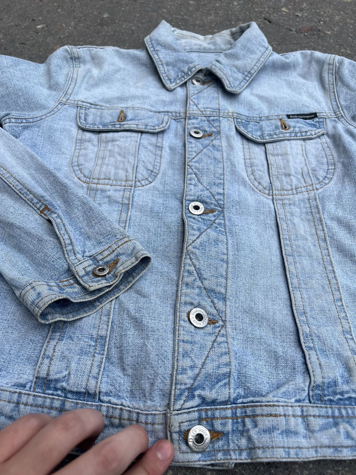 Dolce & Gabbana × Vintage Denim jacket dolce & gabbana vintage Size S / US 4 / IT 40 - 3 Thumbnail