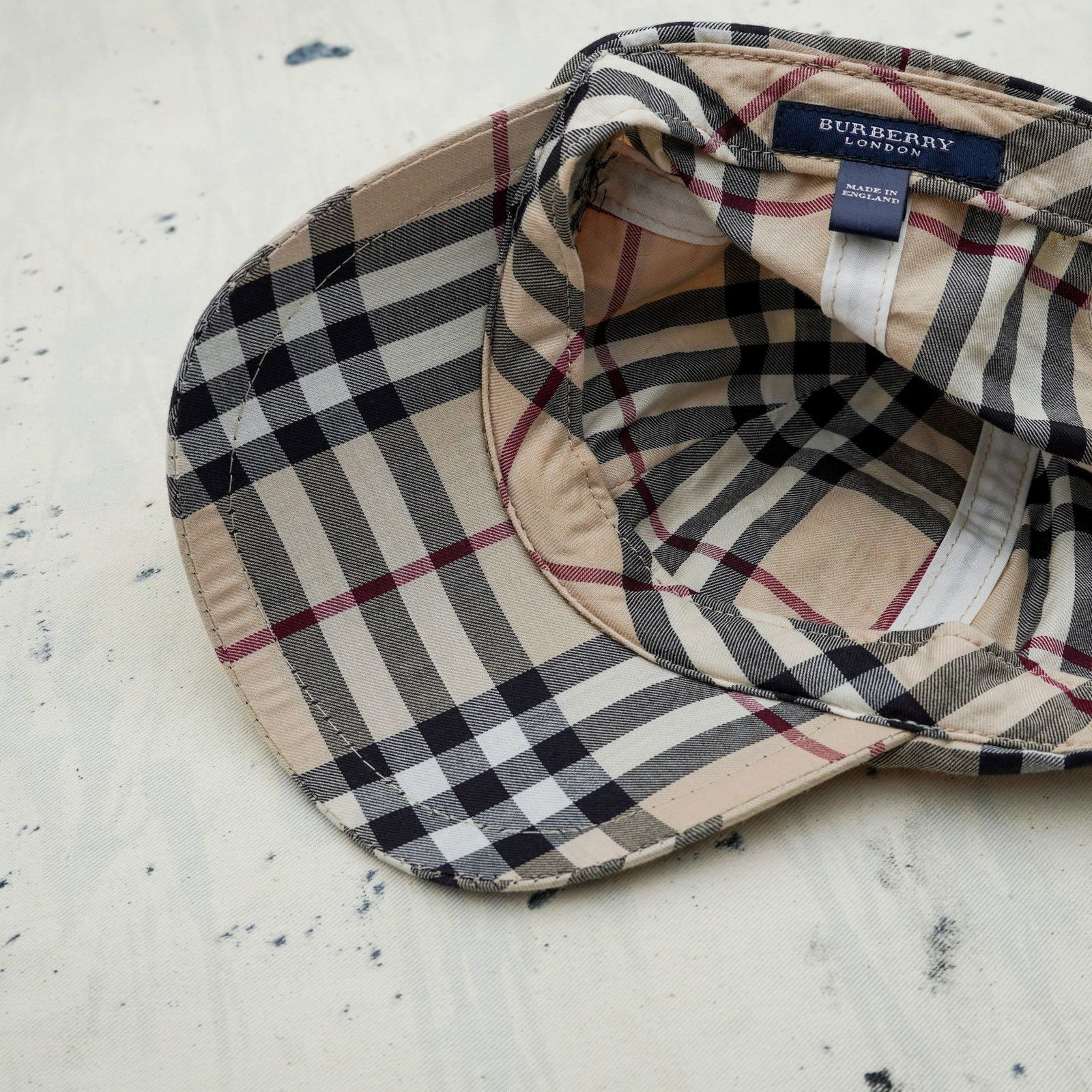 Burberry Vintage burberry london nova check beige baseball cap hat Size ONE SIZE - 4 Thumbnail