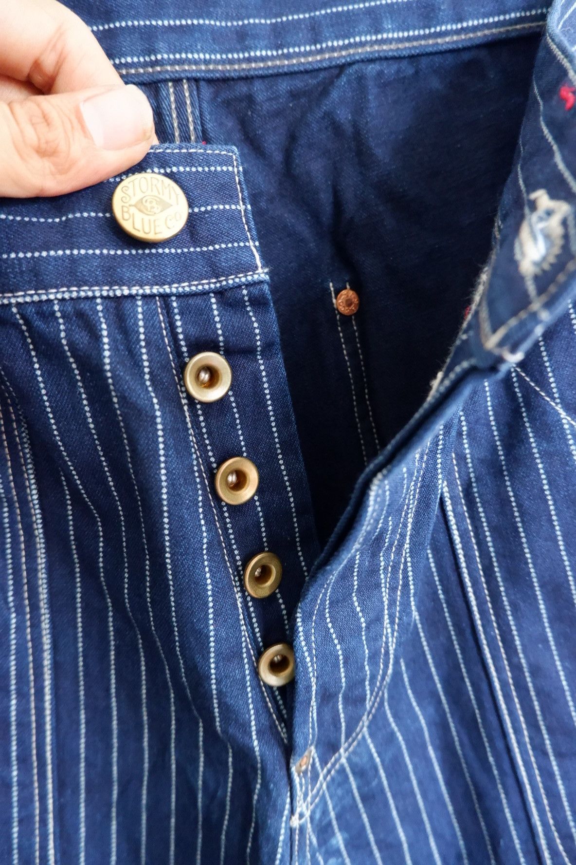 Pherrow's Vtg Pherrows Lot 333 Wabash Indigo Pants Size US 28 / EU 44 - 7 Thumbnail