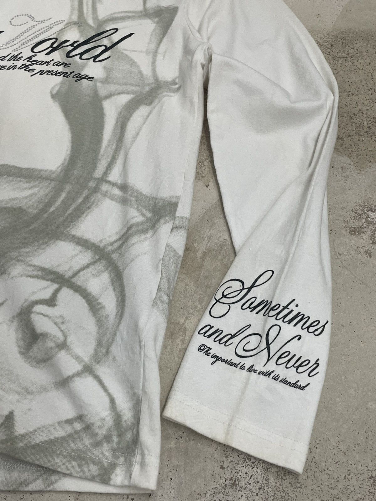 Japanese Brand Sorridiere Under World Abstract Y2K Smoke Some & Never Size US L / EU 52-54 / 3 - 5 Thumbnail