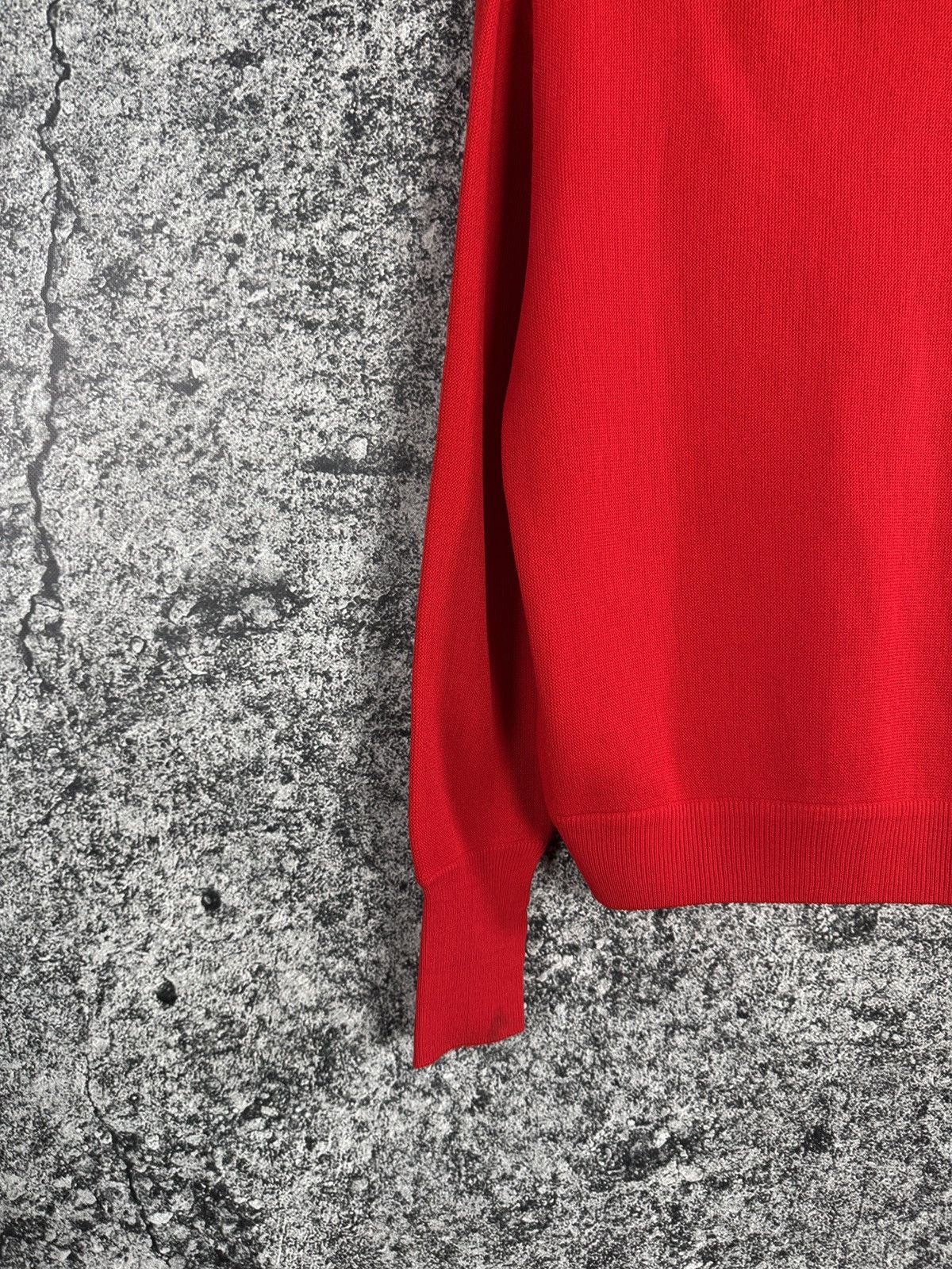 Lacoste Chemise Lacoste Vintage Red V-Neck Sweater Pullover Size 6 Size US XL / EU 56 / 4 - 14 Thumbnail