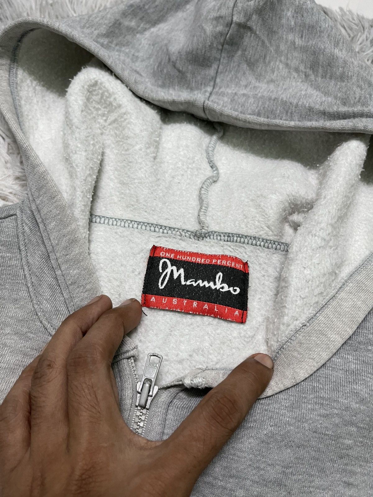 Mambo 1989 MAMBO “QUALITY YOU CAN TRUST” HOODIE ZIP UP DISTRESSED Size US M / EU 48-50 / 2 - 8 Thumbnail