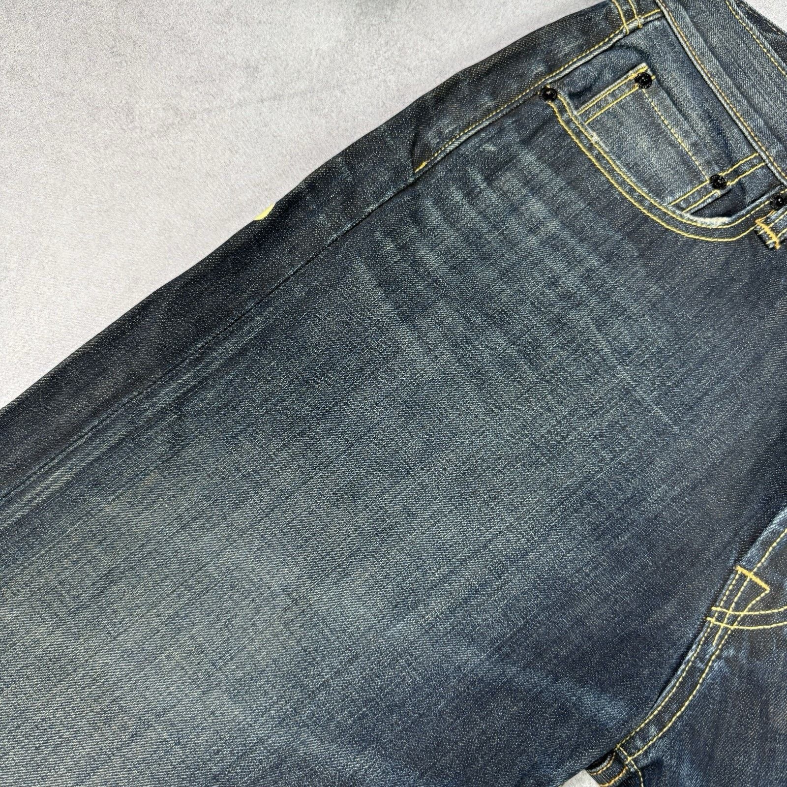 Ed Hardy Ed Hardy Big Logo Men Shorts Denim Jeans Y2K Size 31 Size US 31 - 5 Thumbnail