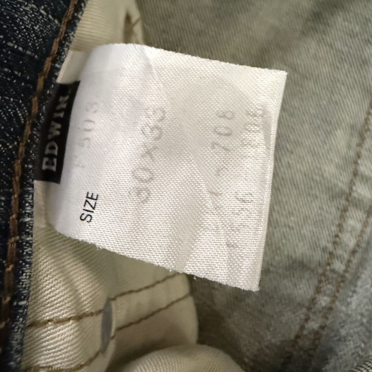 14th Addiction Vintage 90s Edwin 503 Baggy Rusty Japanese Dirty Denim Size US 30 / EU 46 - 16 Thumbnail