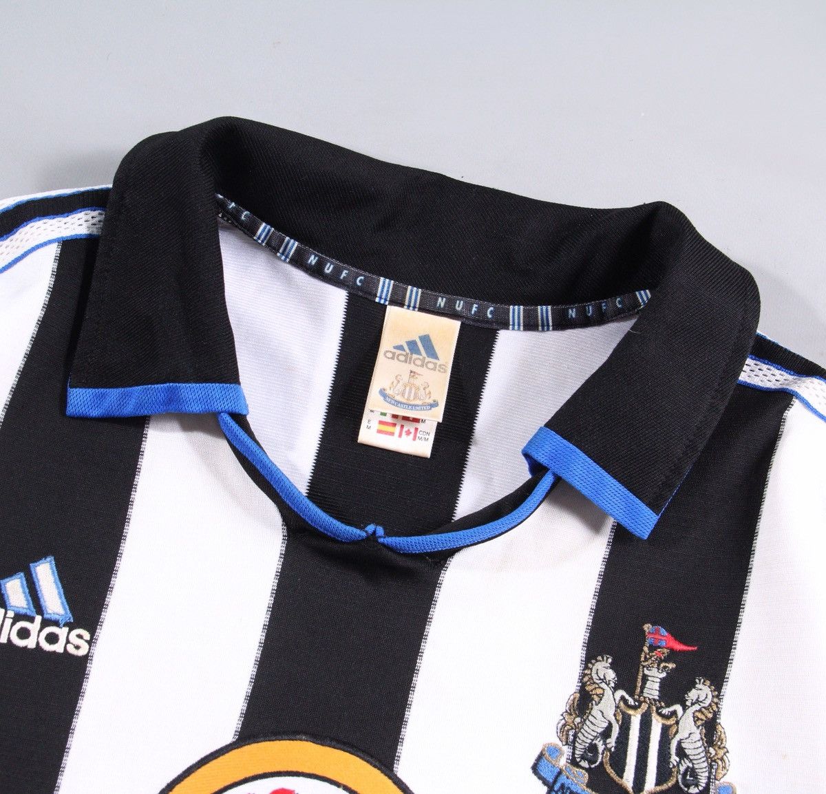 Adidas Adidas NEWCASTLE UNITED 1999 Football Shirt Soccer Jersey M Size US M / EU 48-50 / 2 - 3 Thumbnail