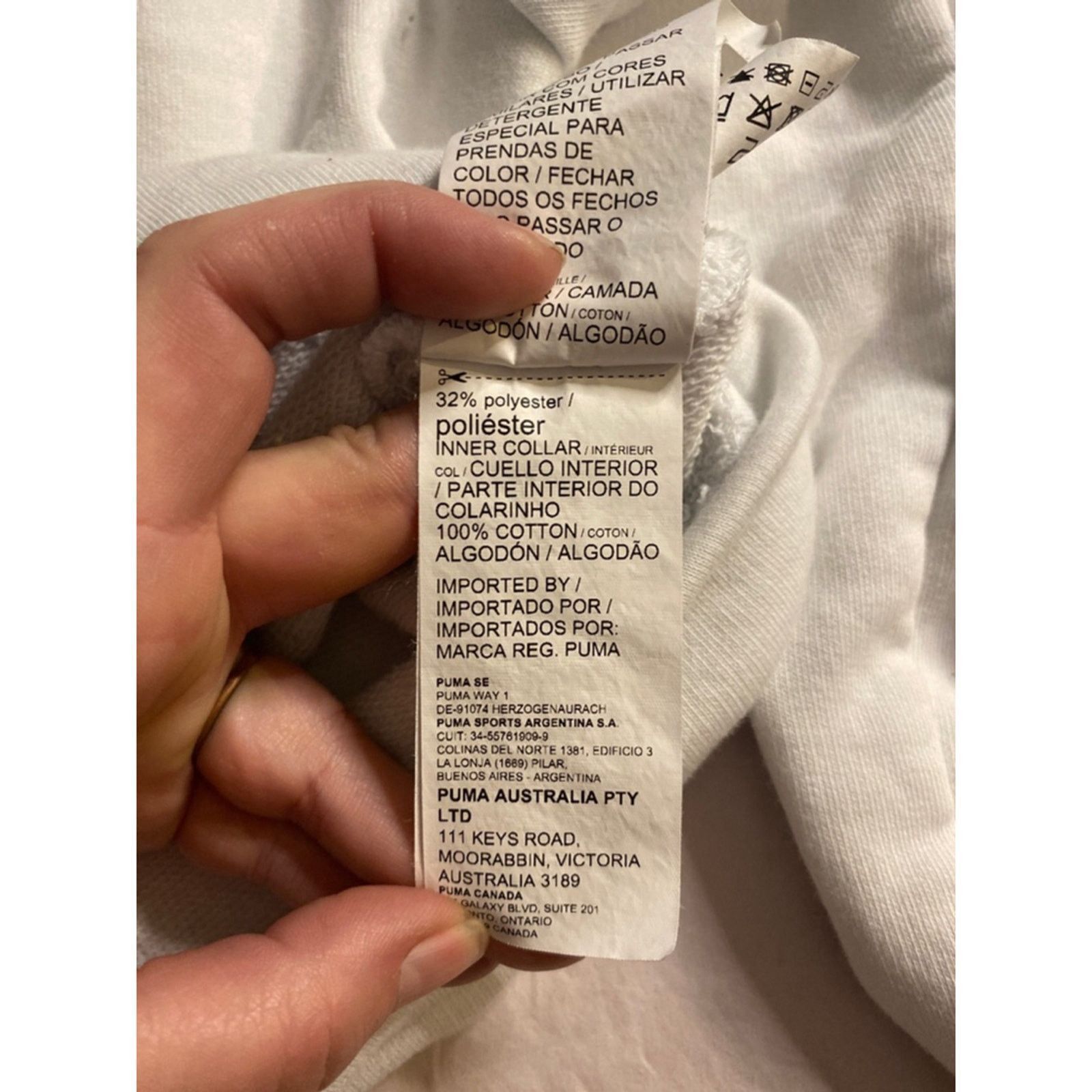 Puma Puma White Half Zip Pullover Sweatshirt XS Athleisure Cozy Size XS / US 0-2 / IT 36-38 - 6 Thumbnail