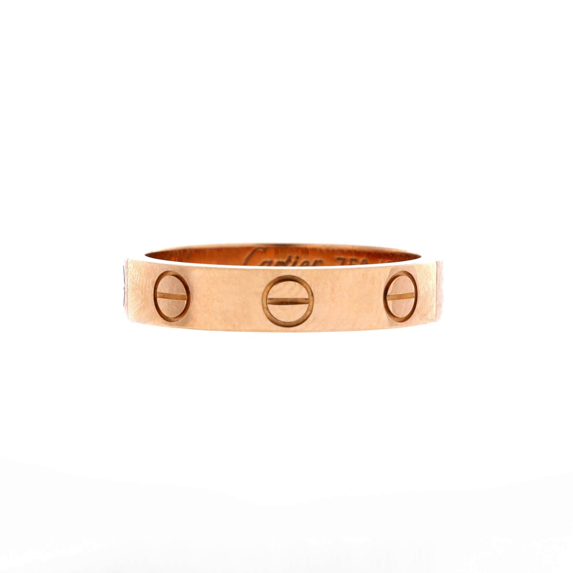 Cartier Love Wedding Band Ring Size ONE SIZE - 1 Thumbnail
