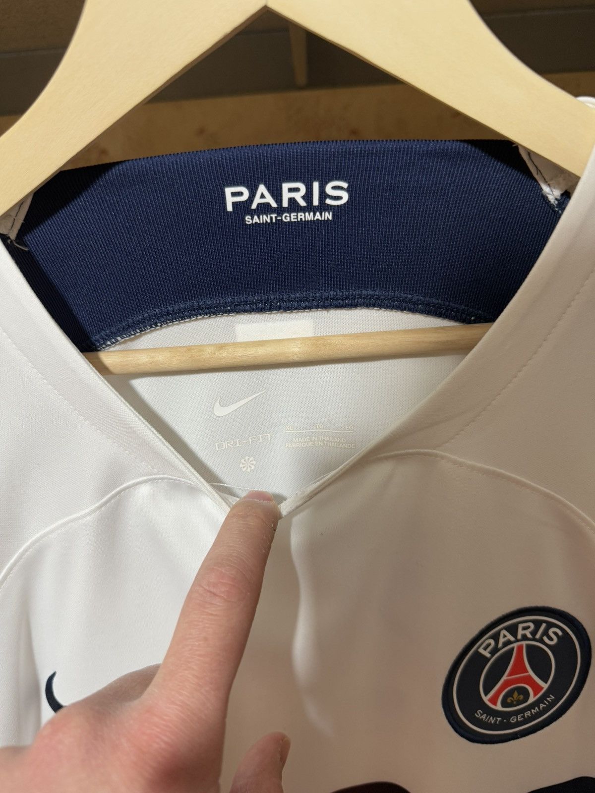 Nike × Vintage Vintage Nike PSG 2023 2024 Away Soccer Football Jersey Size US XL / EU 56 / 4 - 6 Thumbnail