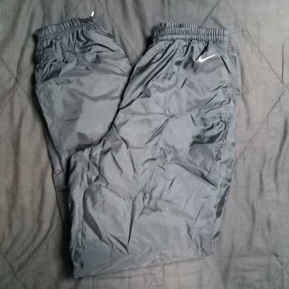Nike × Vintage Vintage 90s Nike Mesh Lined Wind Pants Joggers Size US 32 / EU 48 - 1 Thumbnail