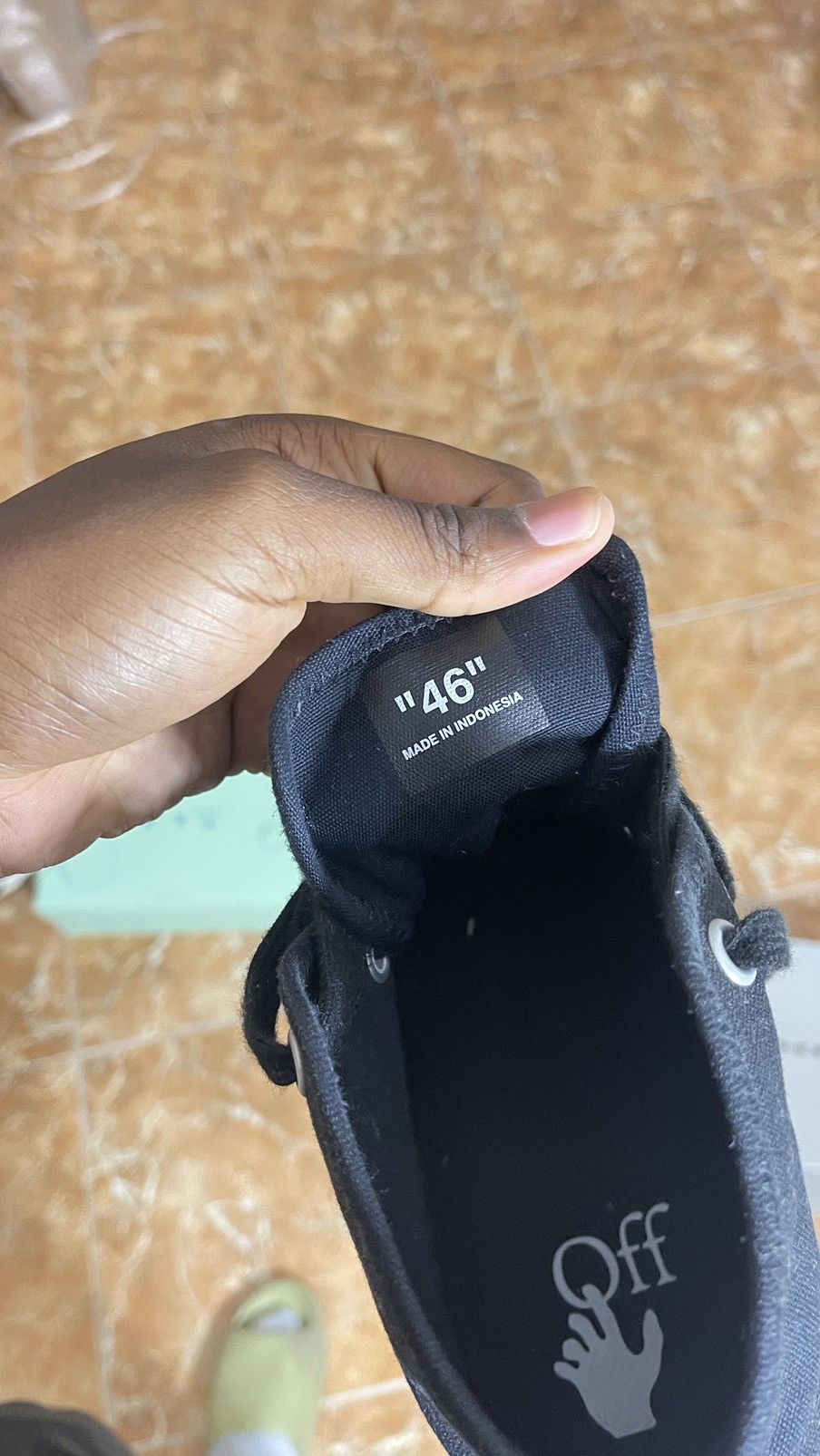 Off-White OFF-WHITE vulc mid canvas black and white Size US 13 / EU 46 - 6 Thumbnail