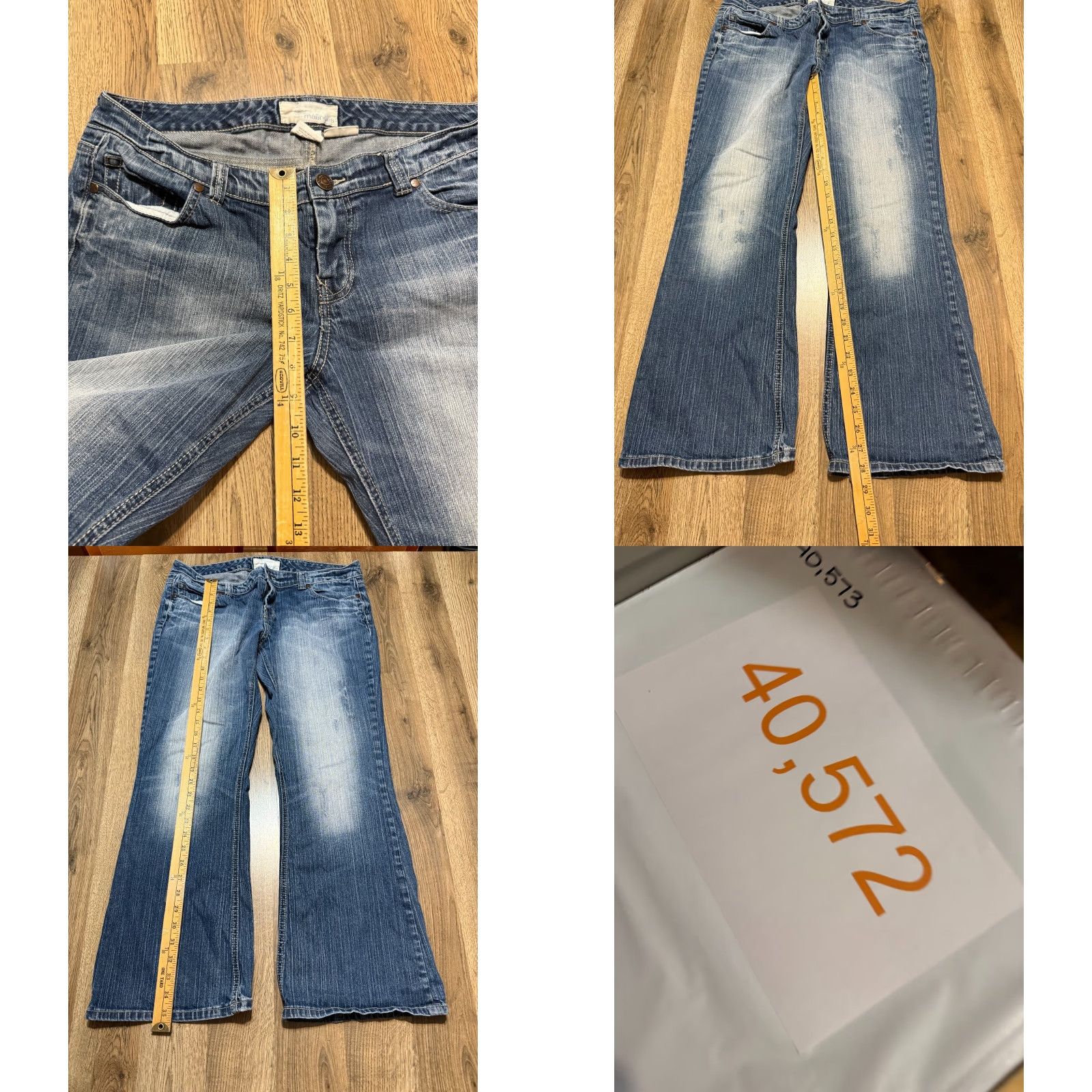 Vintage Maurices Jeans Women's Regular Denim Laney Bootcut 14 Blue Stretch Pocket 5-Pocket Size 36" / US 14 / IT 50 - 8 Thumbnail