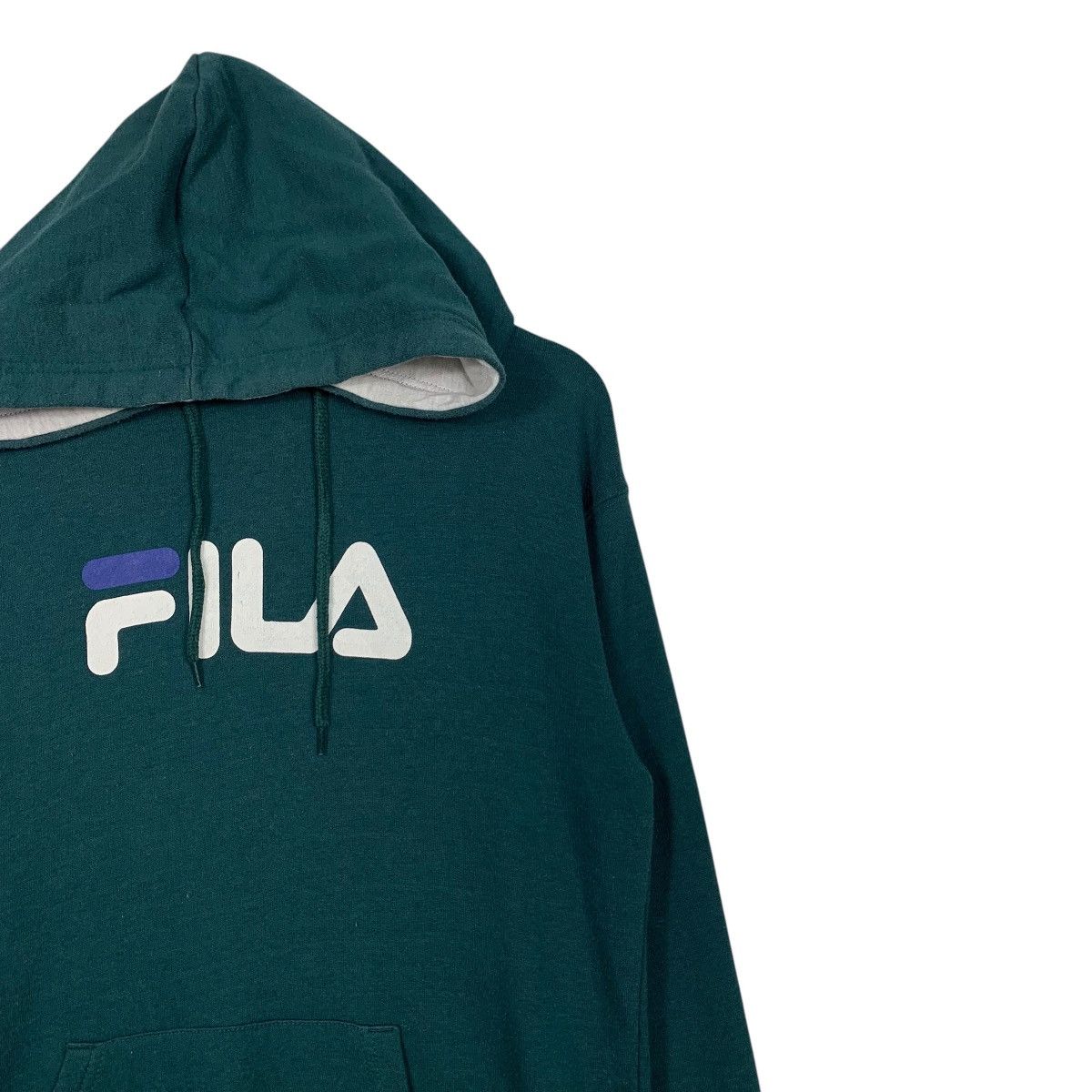 Fila FILA Big Logo Pullover Green Hoodie Sweatshirt #1771-C78 Size US S / EU 44-46 / 1 - 5 Thumbnail