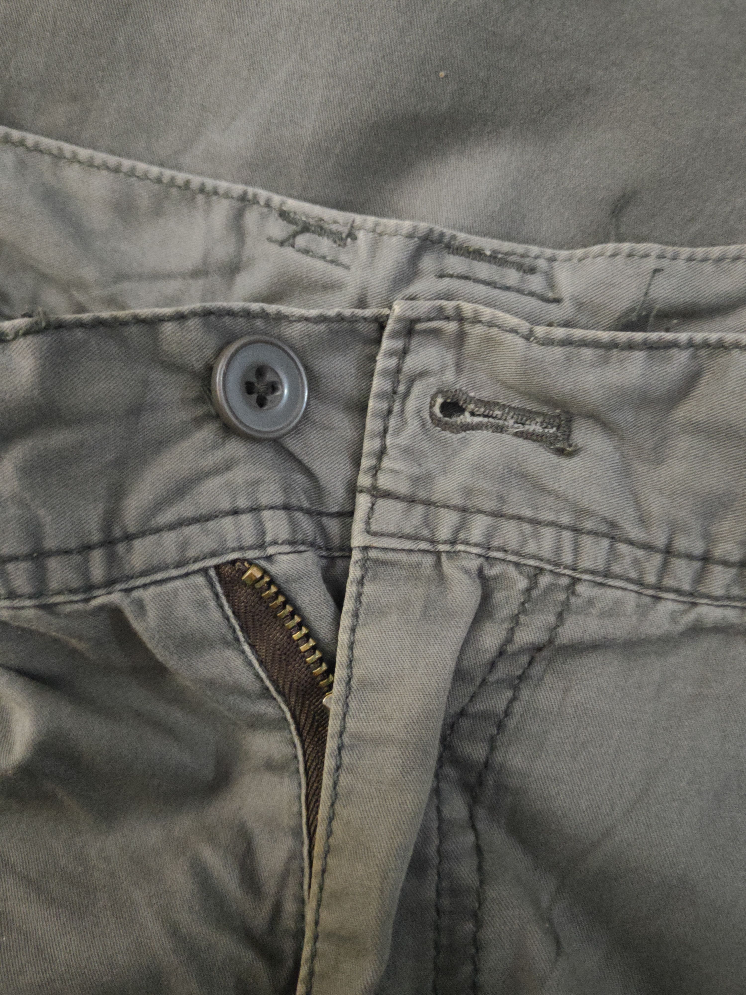 Japanese Brand DL Villand Olive Multipocket utility Cargo Pants #sp46-253T Size US 37 - 16 Thumbnail