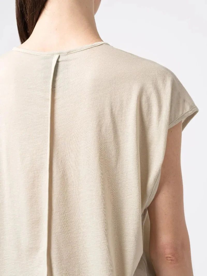 Thom Krom Thom Krom Beige Ultra Light Cotton Quality Long Tank Top L Size M / US 6-8 / IT 42-44 - 10 Thumbnail
