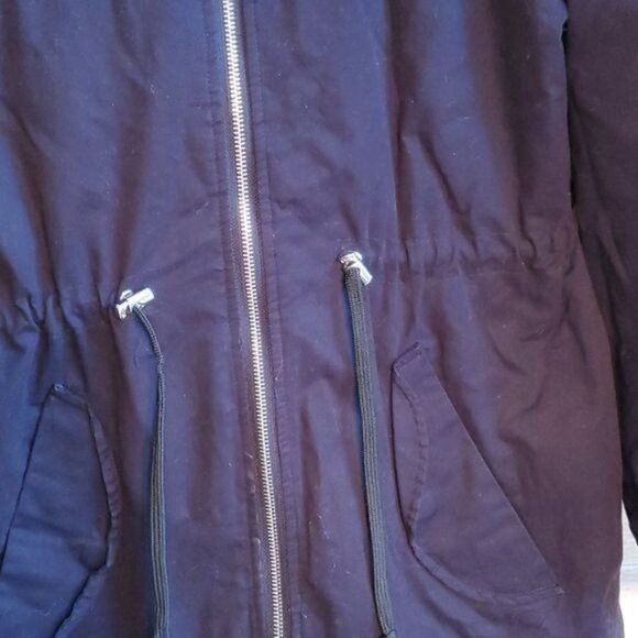 Boohoo Boohoo Zipper Cinched Waisted Lined Sz. L-XL Zippered Hooded Size L / US 10 / IT 46 - 3 Thumbnail