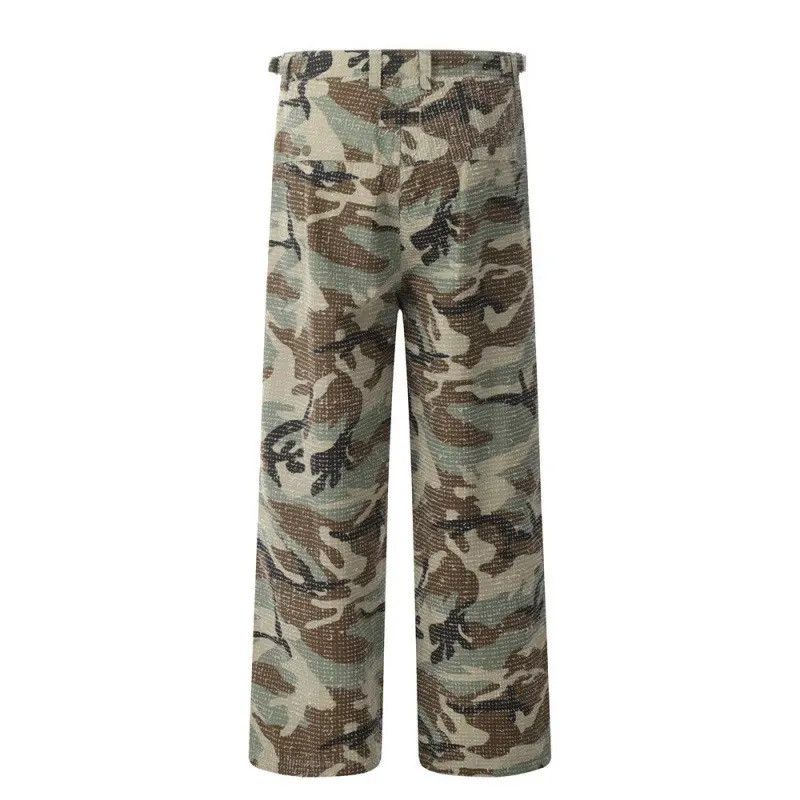 Japanese Brand × Jean Loose wide leg casual camouflage jeans Size US 32 / EU 48 - 2 Thumbnail