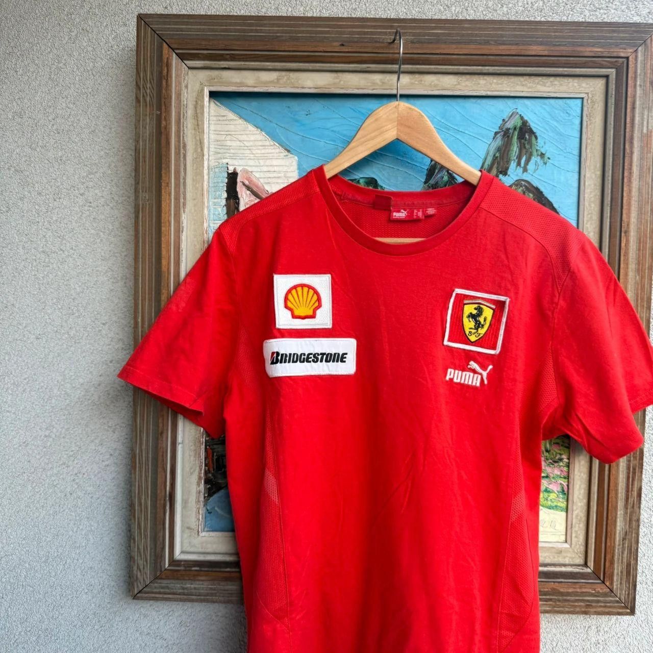 Vintage Ferrari T shirt Racing f1 puma red Size US M / EU 48-50 / 2 - 2 Thumbnail