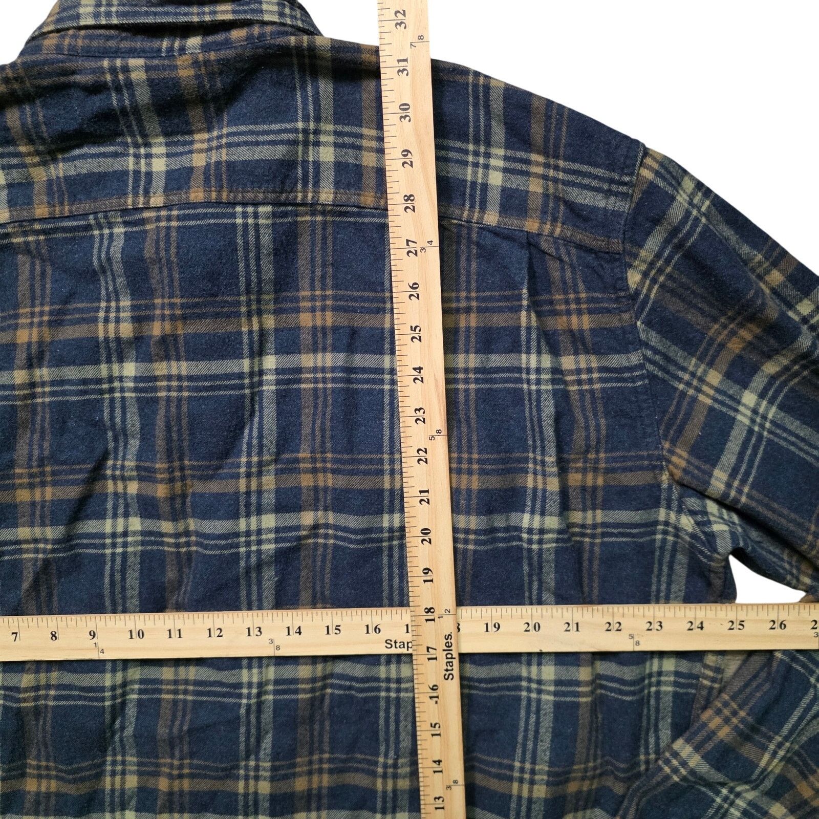 Patagonia Patagonia Fjord Flannel Shirt Men XXL Natural Organic Cotton Size US XXL / EU 58 / 5 - 5 Thumbnail