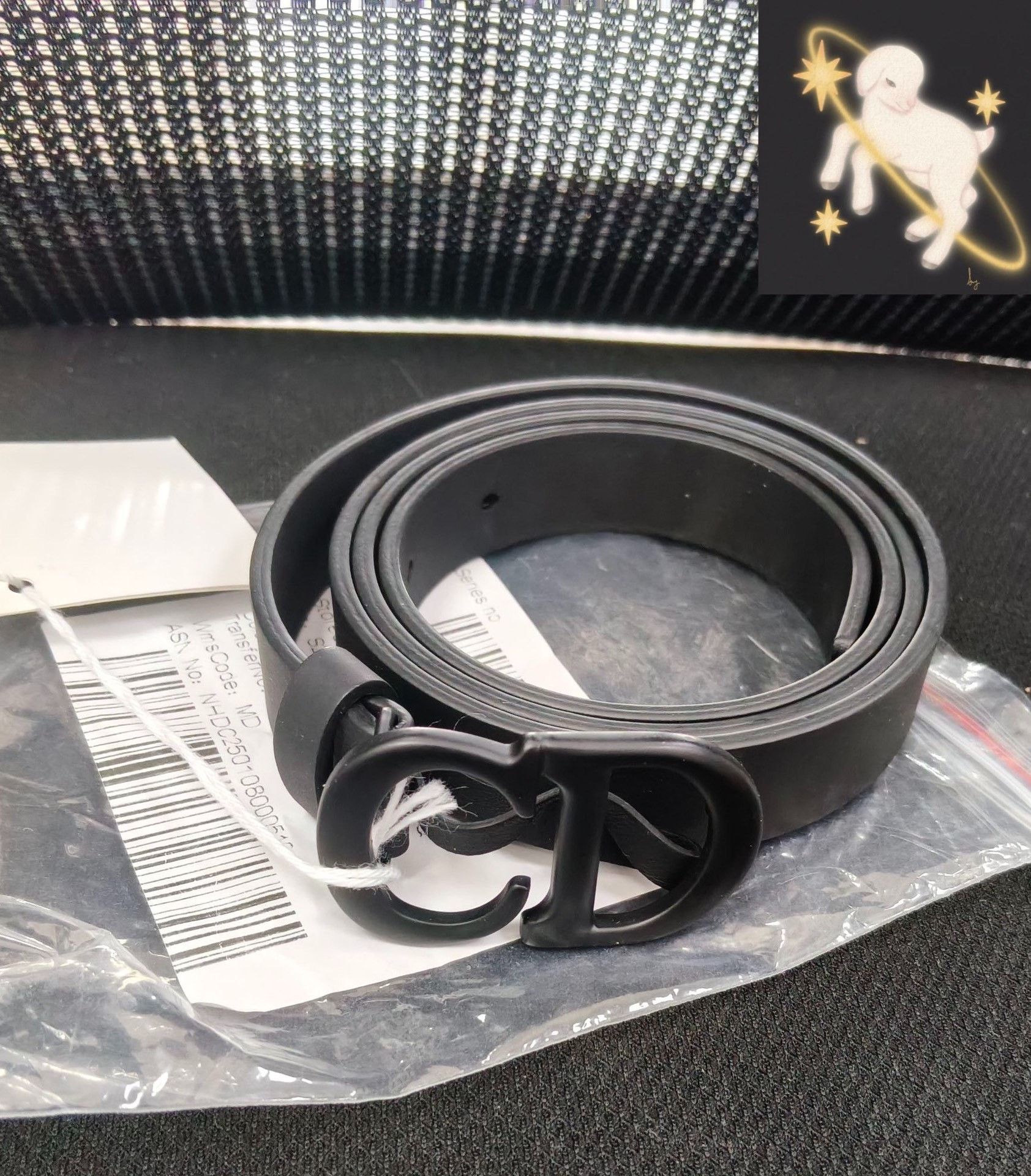 Dior Dior Leather Black Belt XS Men Size ONE SIZE - 1 Thumbnail