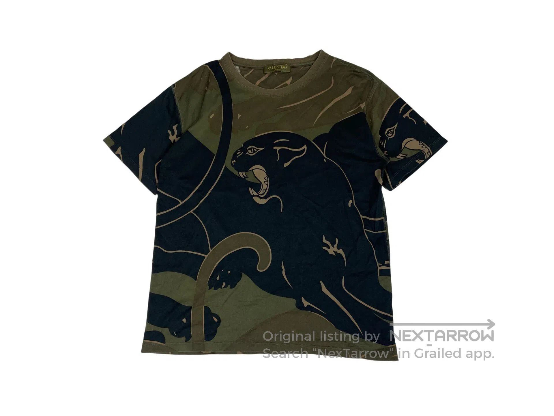 Valentino Valentino Camouflage Leopard Short Sleeve Size US M / EU 48-50 / 2 - 1 Thumbnail