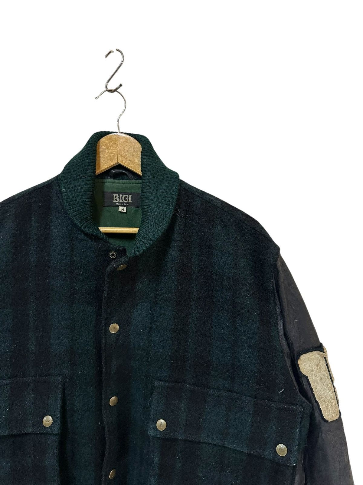 BIGI Vintage Bigi Anniversary Varsity Jacket Wool Plaid Jacket Size US M / EU 48-50 / 2 - 5 Thumbnail