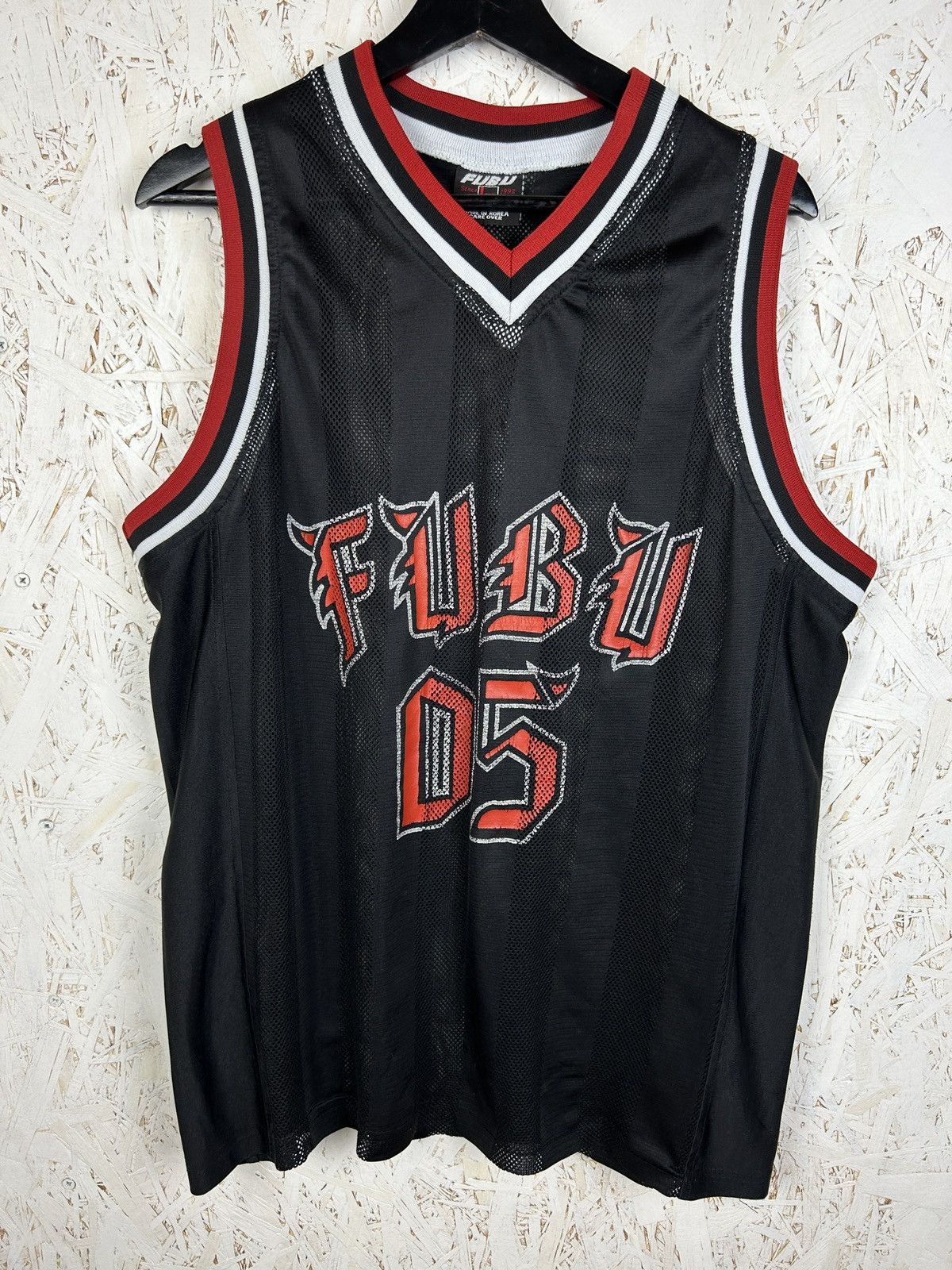 Fubu Vintage Fubu 05 Collection Sleeveless Tank Top Jersey Rap XL Size US XL / EU 56 / 4 - 1 Thumbnail