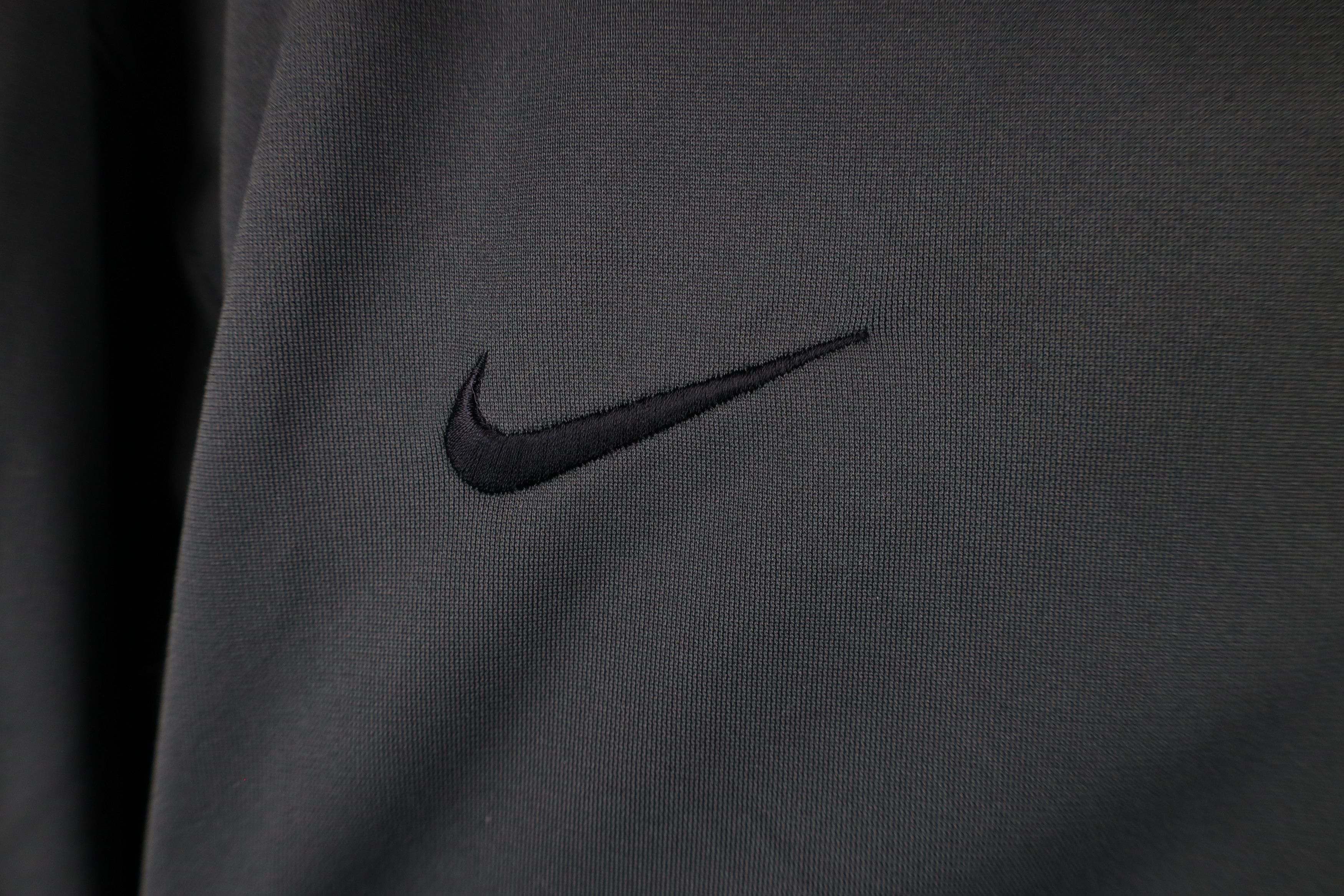 Nike × Vintage Nike University of Oregon Baseball Half Zip Sweater Gray Size US XL / EU 56 / 4 - 4 Thumbnail