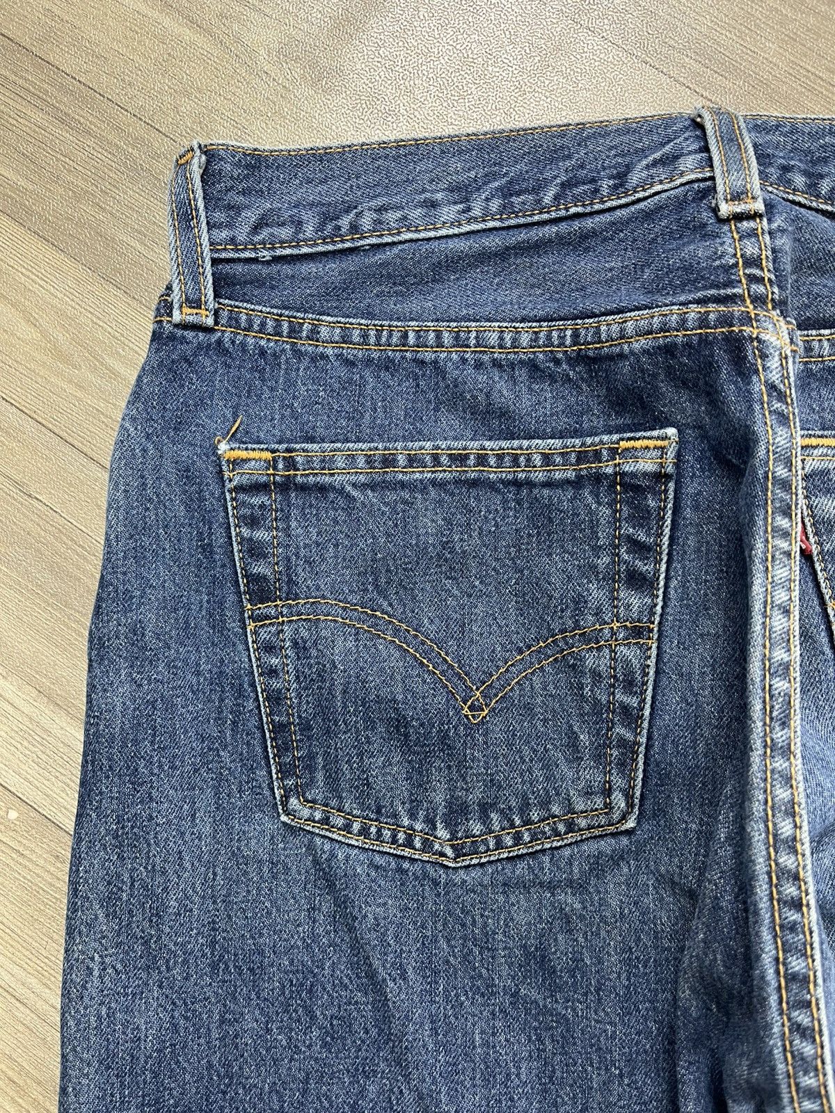 Levi's Vintage Clothing 🇺🇸1990s Vintage Levis 501 30x32 Straight Leg Blue Jeans Size US 30 / EU 46 - 11 Thumbnail