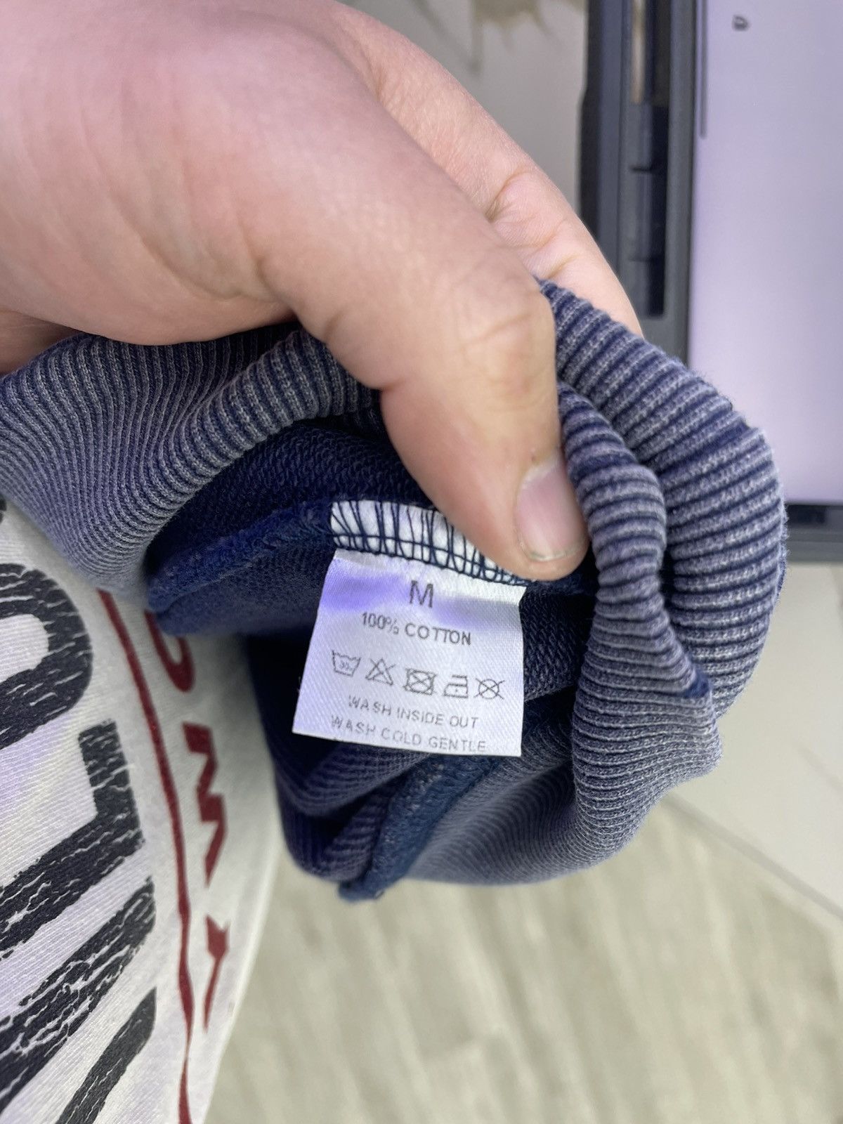 Vale Vale lives sports hoodie navy/red Size US M / EU 48-50 / 2 - 5 Thumbnail
