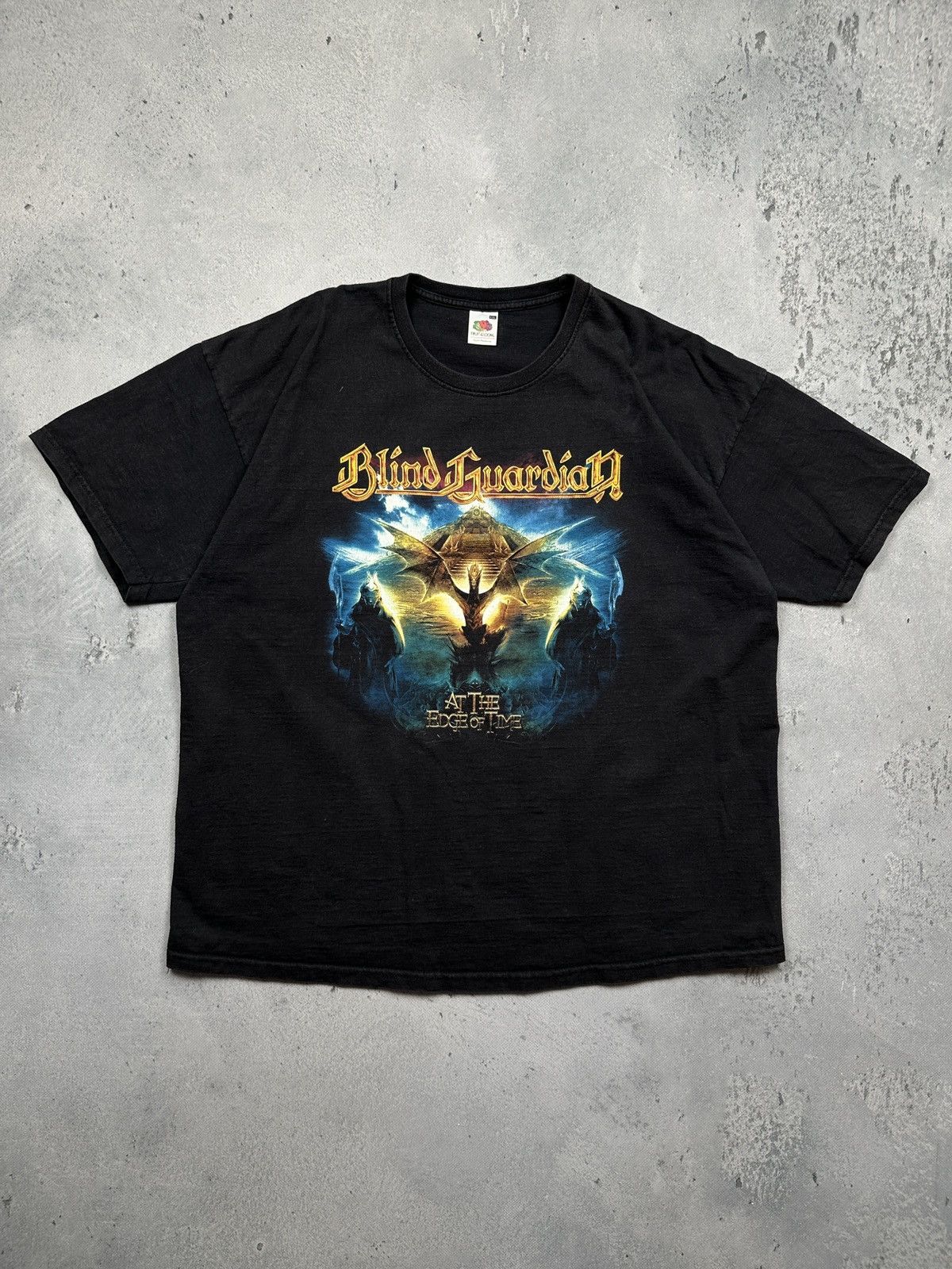 Band Tees Vintage 2010 Blind Guardian At the Edge Of Time Tour Metal Size US XXL / EU 58 / 5 - 1 Thumbnail