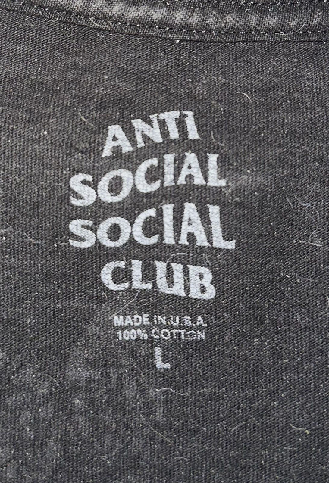 Anti Social Social Club ASSC Koch T shirt Size US L / EU 52-54 / 3 - 3 Thumbnail