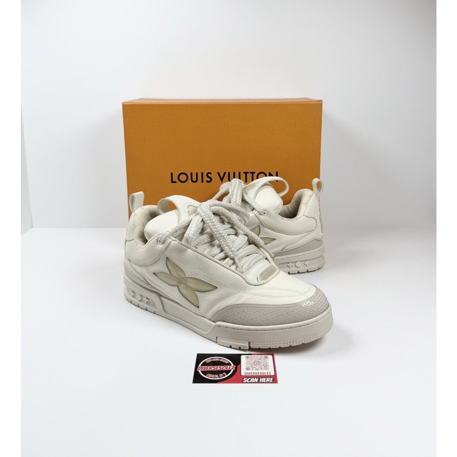 Louis Vuitton Size 10LV/11US - Louis Vuitton Skate White Trainers Size US 11 / EU 44 - 1 Thumbnail