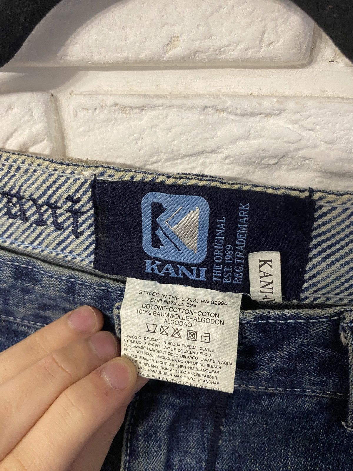 Vintage Karl Kani Brooklyn Baggy Fit Pants Vintage Size US 32 / EU 48 - 5 Thumbnail
