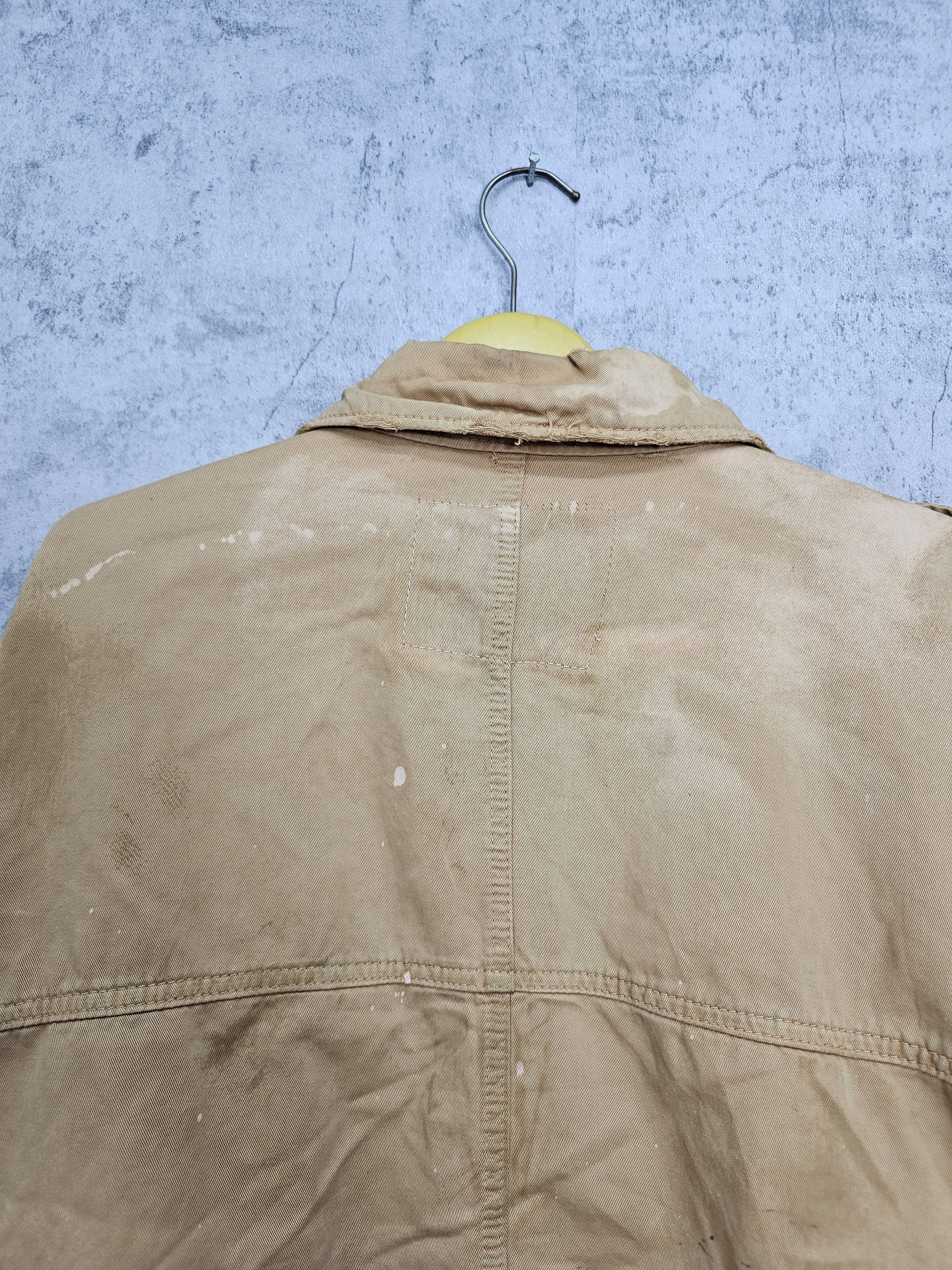 Prps PRPS Faded Bleach Ripped Distressed Bomber Jacket J0057 Size US XXL / EU 58 / 5 - 11 Thumbnail