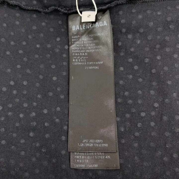 Balenciaga Balenciaga 2022 Black Diamond Cotton T-shirt Size US M / EU 48-50 / 2 - 6 Thumbnail