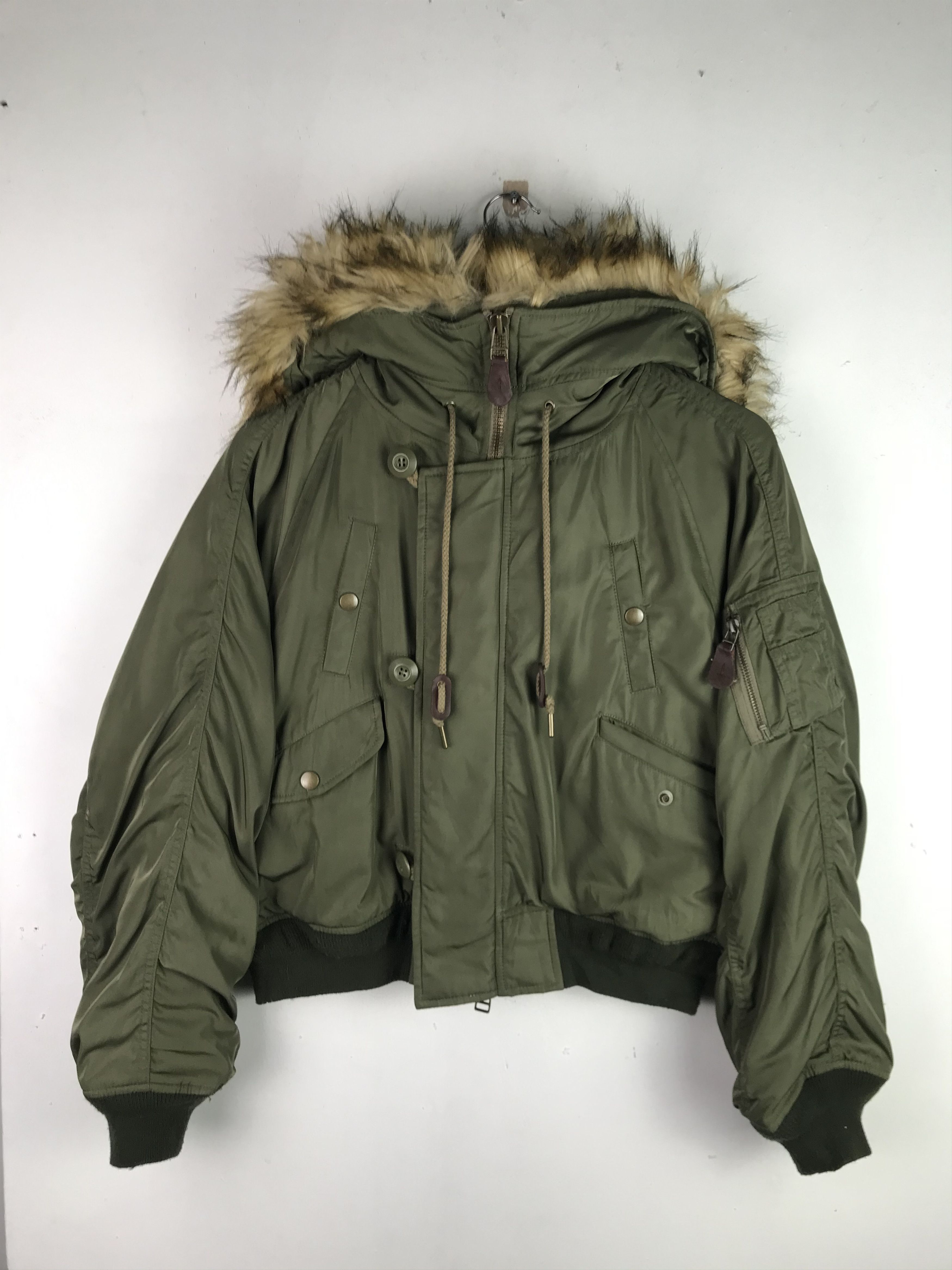 MOUSSY Vintage Moussy Mohair Bomber Jacket Size US M / EU 48-50 / 2 - 1 Thumbnail