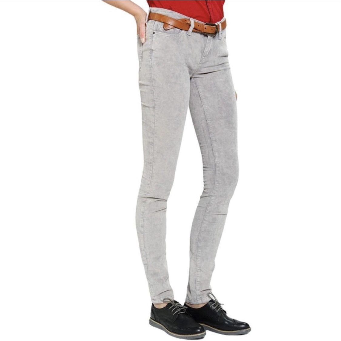 Urban Outfitters Urban outfitters Gray Corduroy Pants Skinny Ankle Low Rise Size 27" / US 4 / IT 40 - 9 Thumbnail