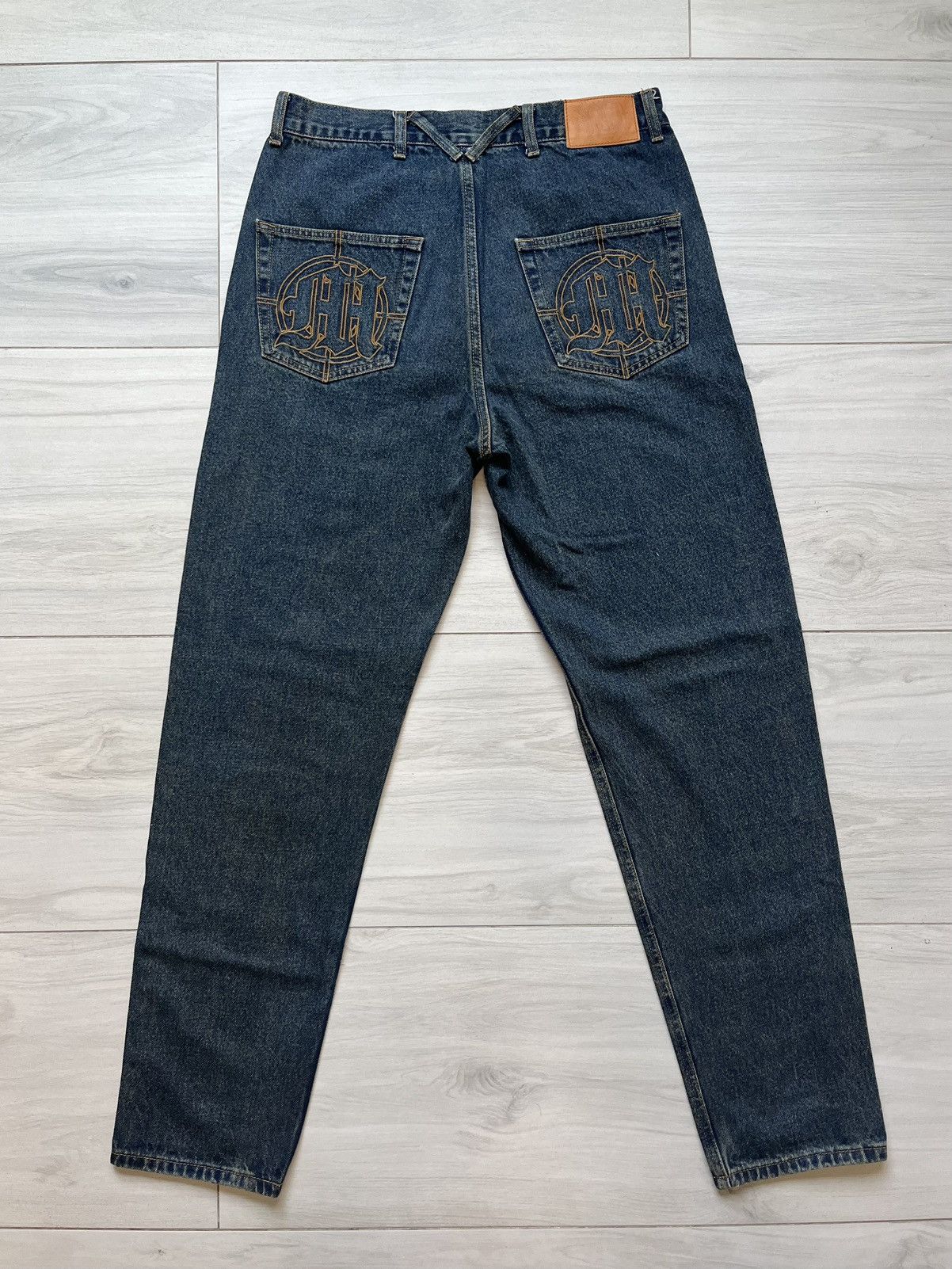 Menace MENACE Los Angeles Distressed Stencil Denim Size US 32 / EU 48 - 2 Thumbnail
