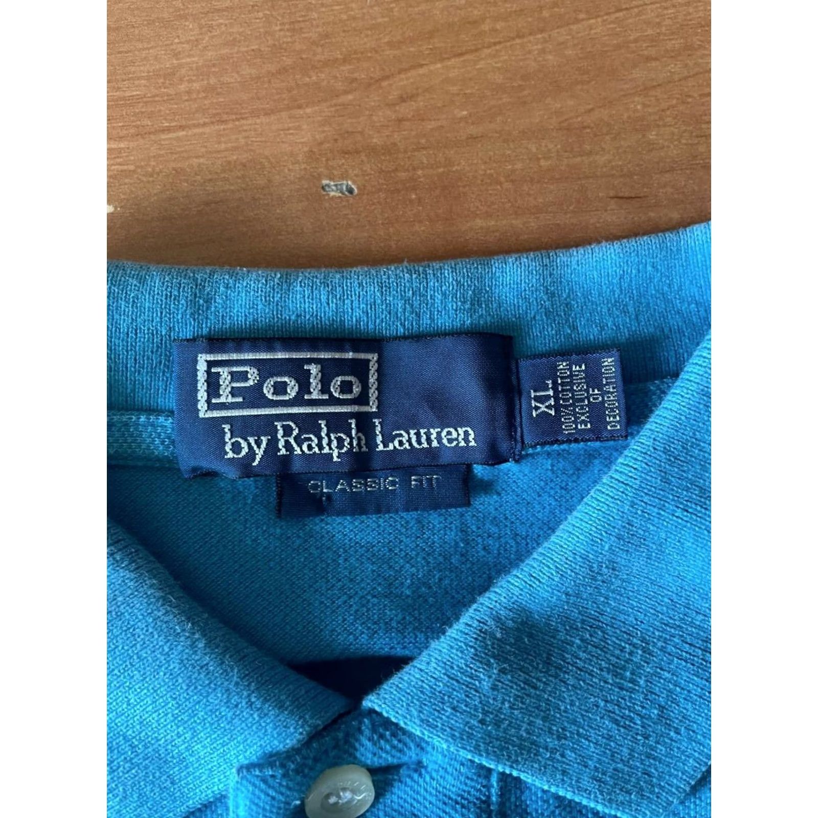 Polo Ralph Lauren Polo By Ralph Lauren Shirt Size XL Blue Cotton Embroidered Button Mens Polo Size US XL / EU 56 / 4 - 3 Thumbnail