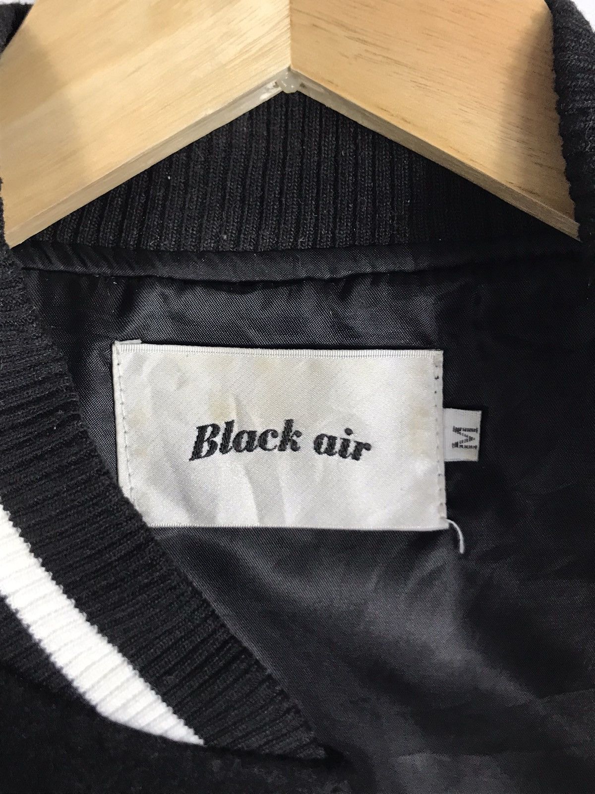 14th Addiction 🔥Black Air Skeleton Wool Baggy Varsity Jacket Size US M / EU 48-50 / 2 - 9 Thumbnail
