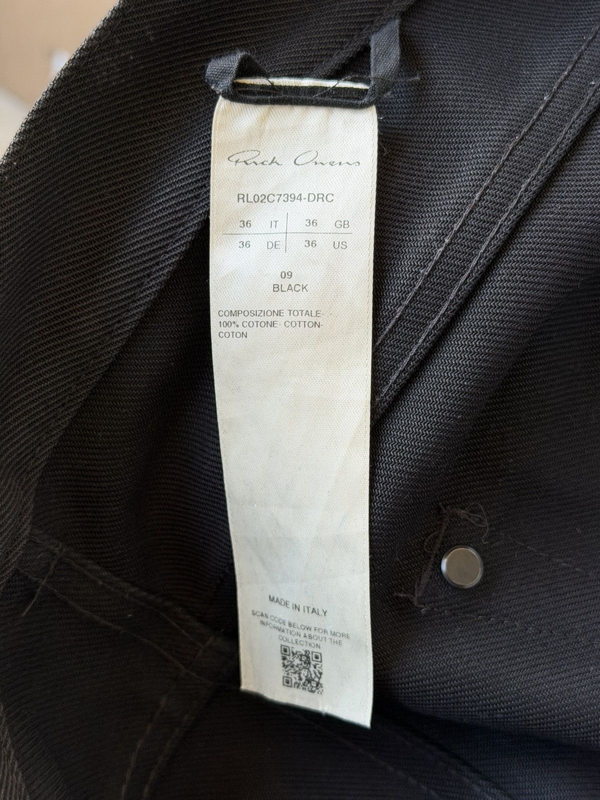 Rick Owens Japanese Selvedge Jim Cut Boocut Denim Jeans 36 Size US 36 / EU 52 - 6 Thumbnail