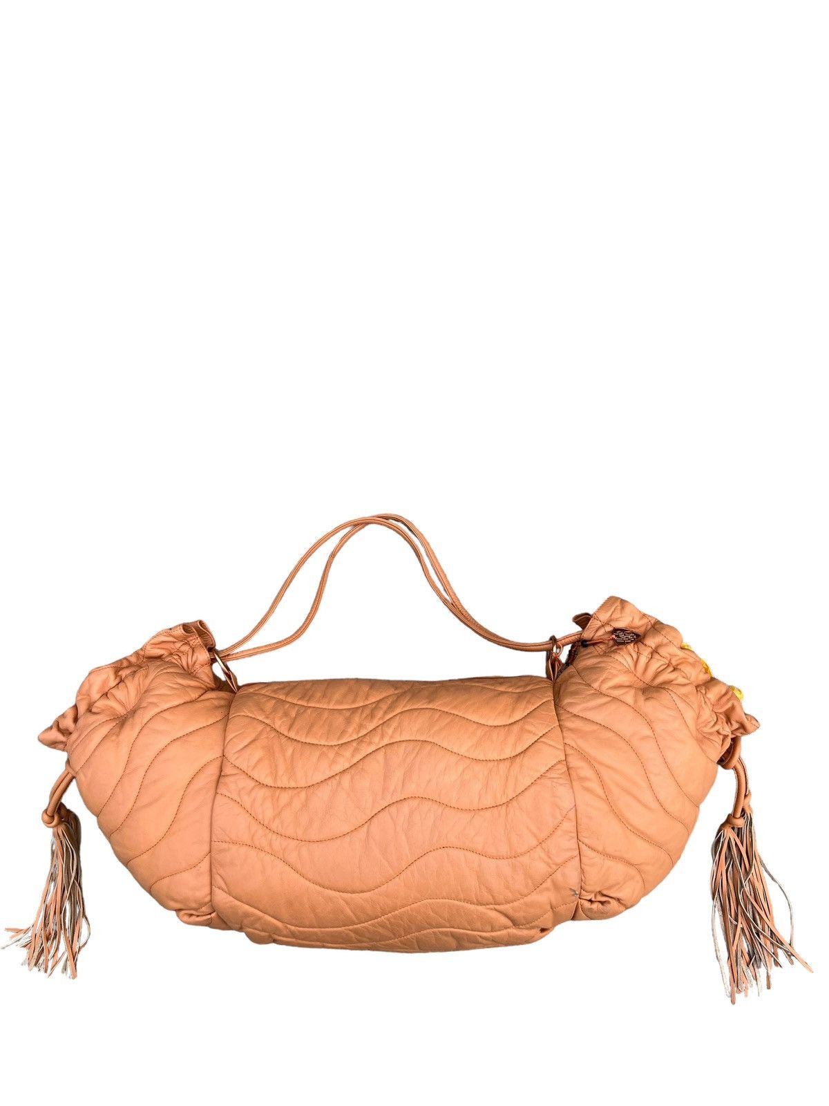 Japanese Brand × Leather Hyde Sacha Knight Quilt Puffer Large Leather Bag Size ONE SIZE - 4 Thumbnail