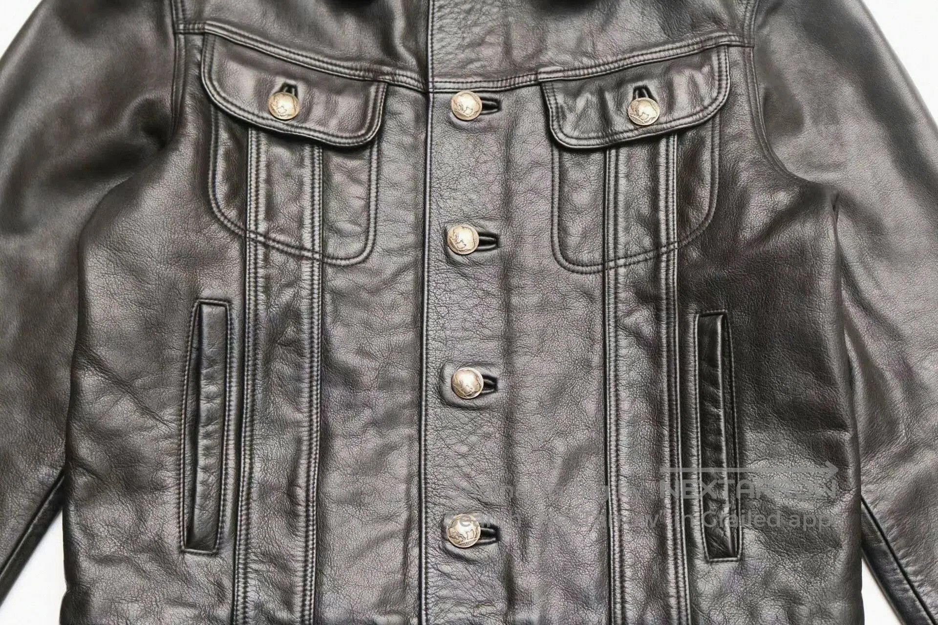 RRL Ralph Lauren RRL Vintage Distressed Leather Jacket. Size US M / EU 48-50 / 2 - 4 Thumbnail