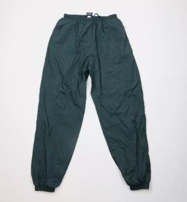 Vintage Vintage 90s Streetwear Nylon Joggers Jogger Pants Green Size US 36 / EU 52 - 1 Thumbnail