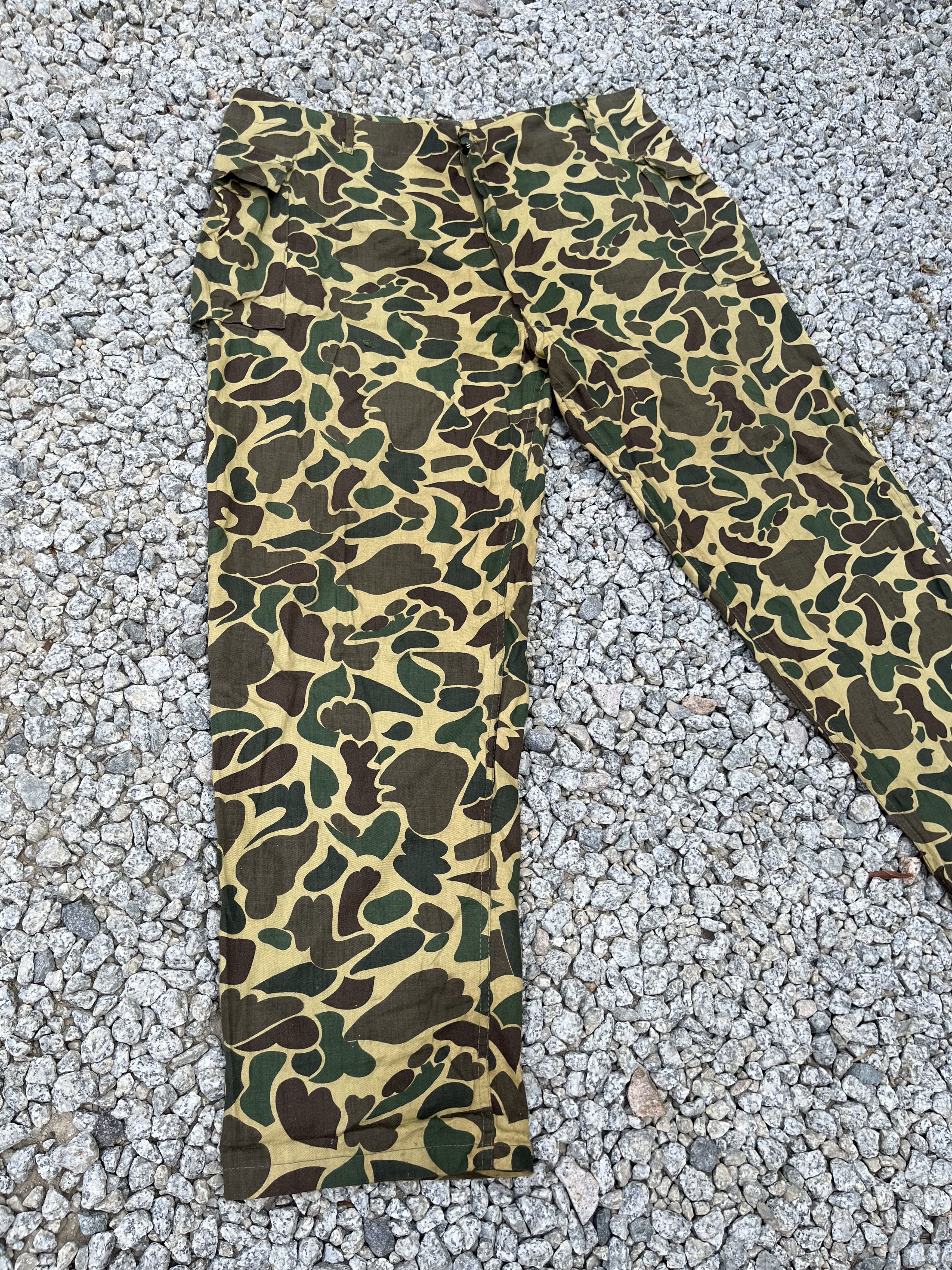 Japanese Brand × Vintage Vintage 80s Army Frog Skin Camouflage Military Style Size US 38 / EU 54 - 4 Thumbnail